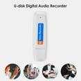 thumbnail image 4 of SK001 Pluma portátil de grabadora de voz de audio digital USB con tarjeta TF y disco U (blanco) Likrtyny  Para estrenar, 4 of 4