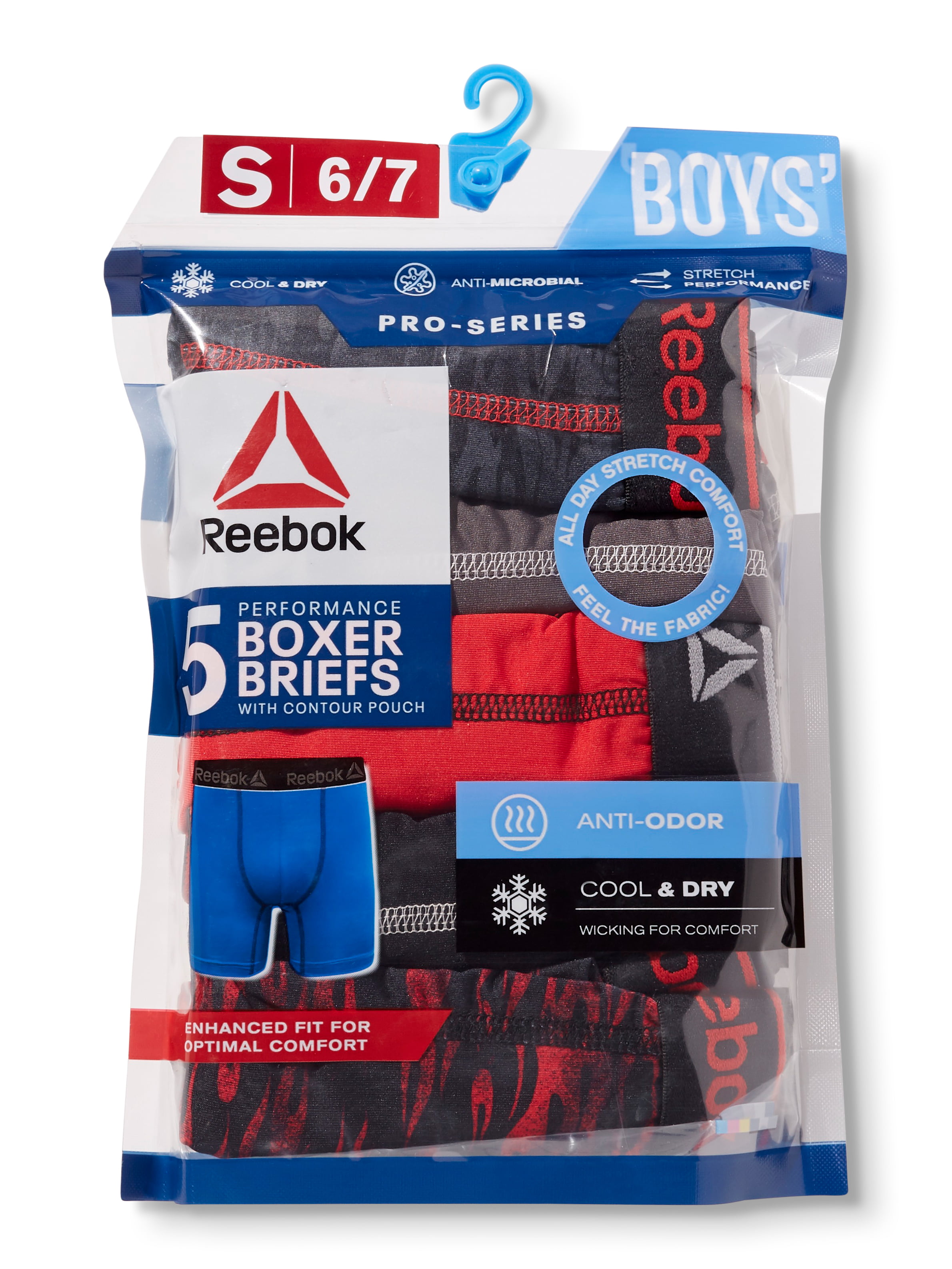 Reebok Boys' Underwear - Performance Boxer Briefs India
