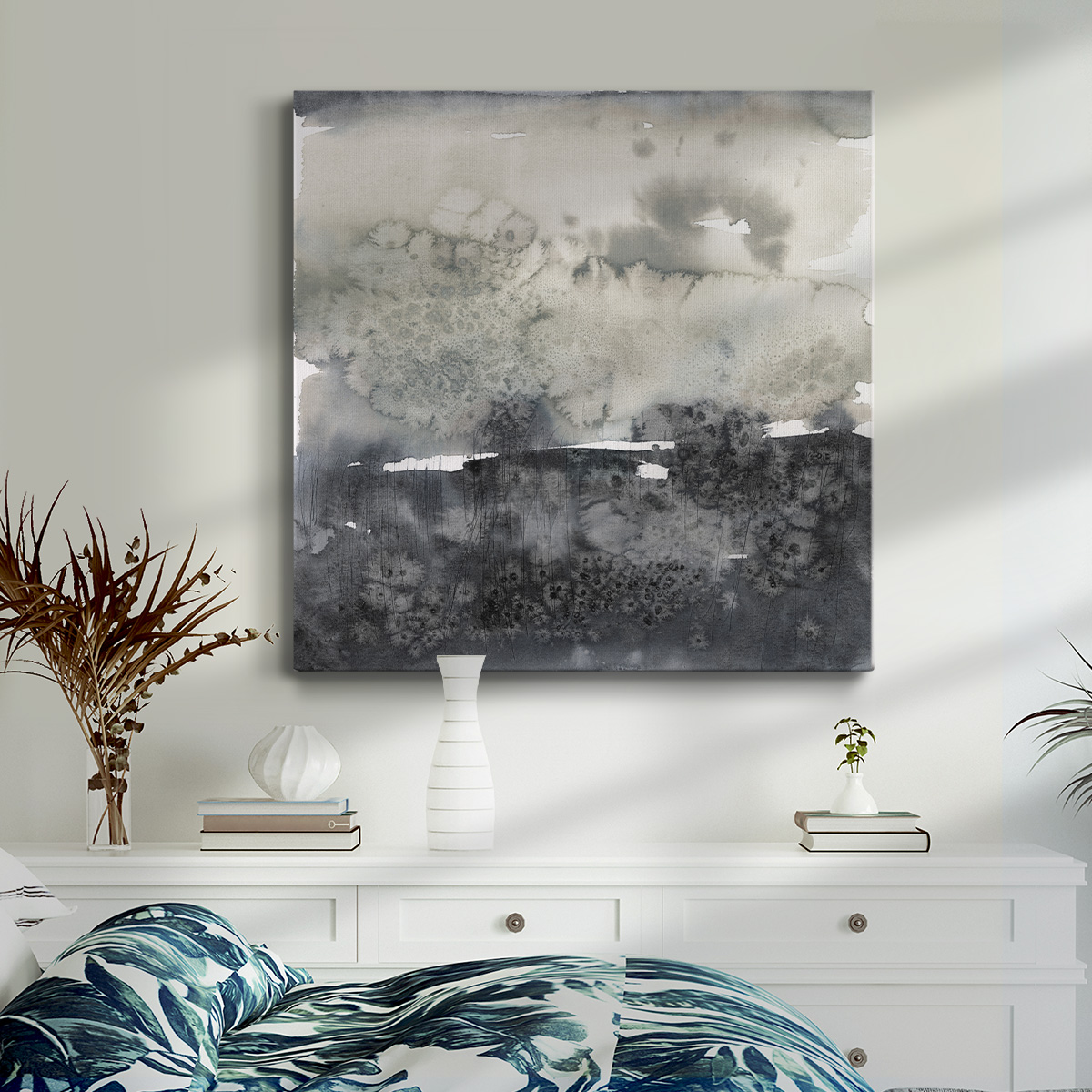 Wexford Home Salted Horizon I-Premium Gallery Wrapped Canvas, 40" x 40" - Ready to Hang