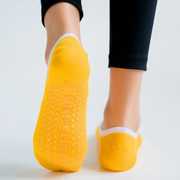 Yoga Socks Non-slip Skid Socks with Grips Pilates Ballet Barre