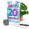 thumbnail image 3 of NobleWorks - 1 Funny 20th Birthday Greeting Card - Milestone (Not 3D or Layered) C9394MBG, 3 of 7