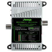 Jeep Mega Connect CX6 23dB 6-Band 4G/5G Ready LTE Extreme Power Cellular Booster with Patch Antenna and 11" Magnetic Antenna