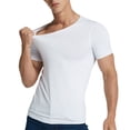 thumbnail image 2 of ZenCart Men's Ice Silk T-Shirts Casual Short Sleeve Sports Tee Summer Breathable Moisture V-Neck Undershirt Top, 2 of 8