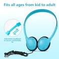 thumbnail image 2 of ZNXZXP Auriculares para niños a granel, paquete de 10 para la escuela, aula, estudiantes, niños, niños pequeños, niñas, adolescentes y adultos, juego de auriculares para estudiantes, computadora, cone, 2 of 5