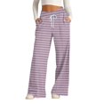 thumbnail image 2 of Endives Women's Lounge Pants Women Wide Leg Casual Sweatpants Pajama Pants Fall Winter, 2 of 6