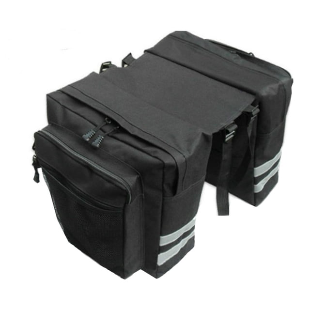 Bolsa De Alforja Doble Para Asiento Trasero De Bicicleta A Prueba De Agua, Bolsa Portátil Para Maletero De Bicicleta, Bolsa De Sillín De Gran Capacidad, Regalo Para Amantes De La Bicicleta, Amigos De Sweethay OD016180-03