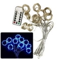 thumbnail image 2 of Ventana LED Cadena de luz Control remoto Flexible USB Powered Lamp Strip Inicio Indoor Al aire libre Fiesta Año Nuevo Iluminación Suministros Azul kenally HA009755-04, 2 of 6