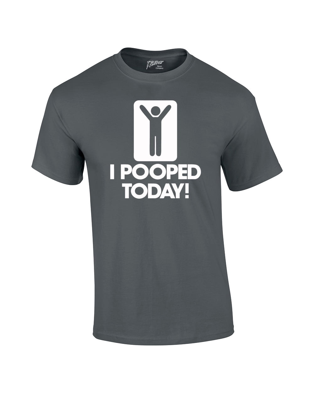 I Pooped Today T-shirt Funny Humorous Comic Stick Figure Sign Happy ! Short - Picture 50 of 126