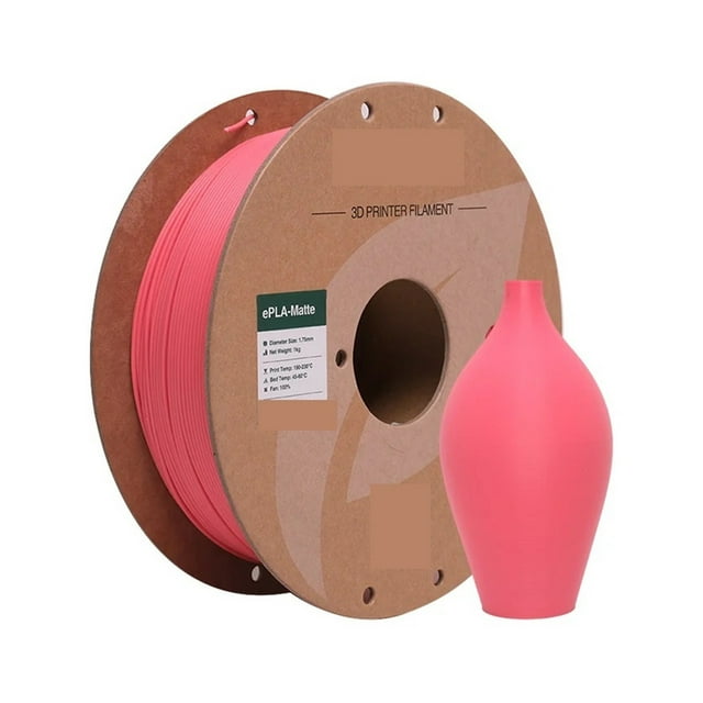PLA Matte 1.75mm 1KG (2.2 LBS) Spool,3D Printer Filament , 3D Printing Material For 3D Printers Matte PLA Filament ,Easy to Use