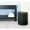 Onyx Half-Moon Hamper, Black