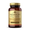 thumbnail image 1 of Suplemento Solgar de vitamina D3 55 mcg (2200 UI) 100 cápsulas, 1 of 6