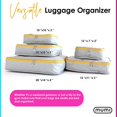 thumbnail image 2 of mumi Packing Cubes 5 Set Luggage Organizer Travel Cubes (Orange), 2 of 8