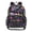 Rainbow Mushrooms, variant on PVC Transparent Backpacks Clear Backpack for Travel and Outings Popcorn Pattern