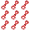thumbnail image 1 of 10 Pcs Pinces à Toile d'Ombrage Robustes, Pinces en Plastique Améliorées 2025 pour Serre, Jardin et Extérieur, Réutilisables et Durables (Rouge), 1 of 7