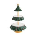 thumbnail image 2 of Leaveforme Cupcake Stand - Premium Cupcake Holder - Christmas Tree Shaped Cupcake Tower Display - Party Décor - 3 Tier Acrylic Display for Pastry - Ideal for Weddings, Birthday, 2 of 8