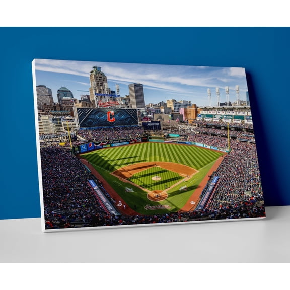 Cleveland Guardians Stadium Poster or Wrapped Canvas