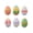 Multicolor-6A-home supplies, variant on LEFTHIGH Home Set of 6 Easter Egg Hanging Ornaments Creative Patterned Foam Decorations Colorful Spring Party Favors for Indoor Tree Window Door Holiday Decor House Essentials