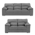 thumbnail image 1 of Sala Kaizen 2 Piezas (Sofá y Love Seat) Gris Oscuro, 1 of 8