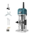 thumbnail image 1 of Mistaha 800W Aluminum Body Woodworking Trimming Machine Set with Adjustable 6-Speed Button Switch - Thick Shell Design, Linear Guide Tooth, Edge Wheel, Wrenches, Carbon Brushes - for Woodworking, 1 of 6