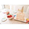 thumbnail image 3 of Cake Topper MYAMPED Medio Cumpleaños Dorado con Brillo, 3 of 6