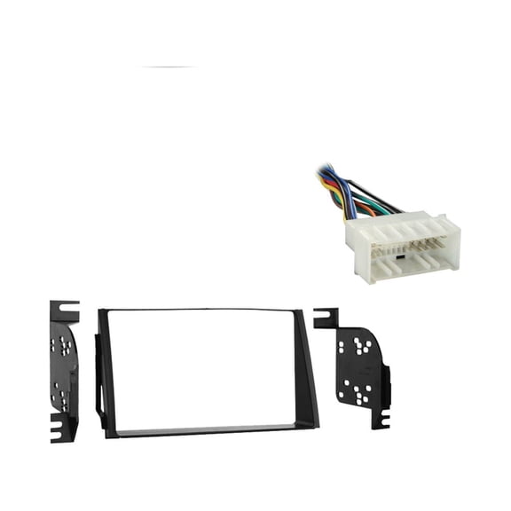 Fits Hyundai Azera 2009-2011 w/ OE NAV Metra Double DIN Dash Kit with Harmony Radio Harness