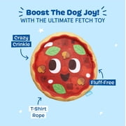 BARK Signore Pizza Face Plush Dog Toy