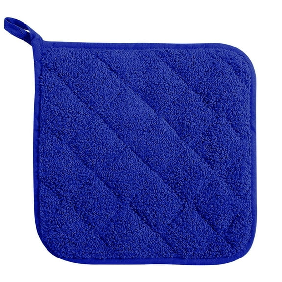 4Pcs Thickened Silver Coated Square Cotton Insulated Placemat Pan And Pot Mat Heat Resistant and Anti-scald Coffee Mug Coaster Kitchen Appliance