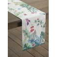 thumbnail image 4 of Maison d' Hermine Tropiques 100% Cotton Table Runner for Party | Dinner | Holidays | Kitchen | Spring/Summer [Single Layer (14.5 Inch by 108 Inch)], 4 of 5