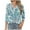 Light Blue Plus Size Blouse for Women_c, variant on CYMMPU Summer Fashion Shirts 3/4 Sleeve Round Neck Loose Fit Blouses for Women Dressy Casual Floral Pattern Tunic Tops Spring Tops Lightweight Basic T-Shirts S