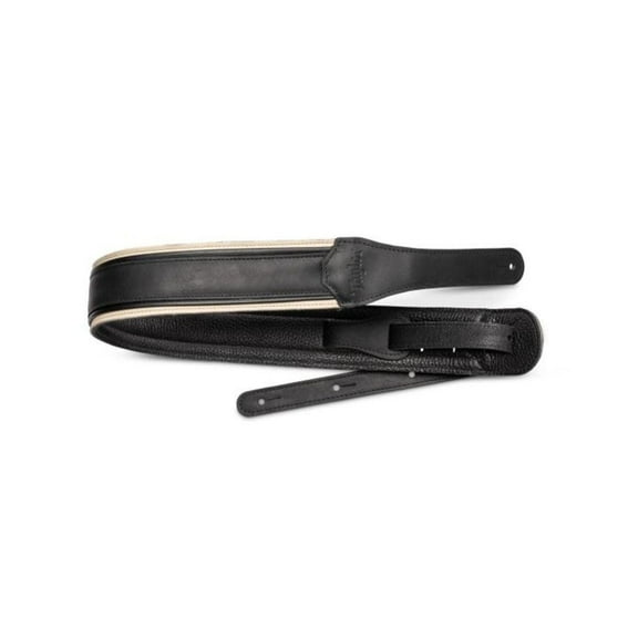 Taylor Guitars American Dream 2.5" Leather Strap in White/Black