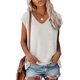 thumbnail image 3 of Tops para mujer Verano Camisetas 2023 Moda Básica Manga Corta Cuello Redondo Suelto Vestido Túnica Blusa Lindo Gráfico Camisetas, 3 of 5
