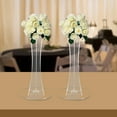 thumbnail image 6 of 2pcs Clear Acrylic Flower Display Stand Wedding Party Tabletop Centerpieces, 6 of 15