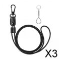 thumbnail image 1 of BELOVING 3xNeck Lanyards Identity Lanyard Multipurpose Id Hanging Lanyard for Keys Black, 1 of 10