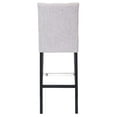 thumbnail image 6 of Jameson 29" Linen Fabric Tufted Upholstered Counter Stool/Black, 6 of 7