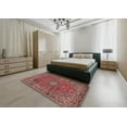thumbnail image 5 of Ahgly Company Machine Washable Indoor Rectangle Traditional Tomato Red Area Rugs, 5' x 8', 5 of 7