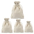thumbnail image 4 of BESTYASH 4Ud Sachets Empty Para Especias En Tela Beige Con De Cordón Texturizado, 4 of 8