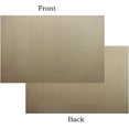 thumbnail image 2 of Set of 4 Table Placemats Mats Washable Easy to Clean Woven Vinyl Table Mats for Kitchen Table Woven 12x18 inches（Gold）, 2 of 13