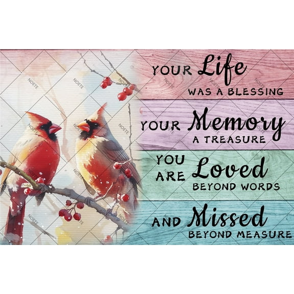 Noete Blessing Signs 12x16 Inch Wall Art Inspirational Home Decor with Elegant Design for Living Room, Bedroom, Office & Gift Ideas
