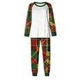 thumbnail image 4 of FDGIU Festive Christmas Pajama Set, Women's Printed Long Sleeve Pjs, Cozy Holiday Loungewear, 4 of 5