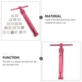 thumbnail image 4 of Alloy Rotary Mold Tools Set Kit Squeeze Polymer Clay DIY Geometry Noodles Educational Toy for Kids(Red), 4 of 6