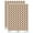 Brown, variant on Swiss Roll Cream Cake 200+ Round Stickers - Brown - Gloss Finish - 0.50" Size
