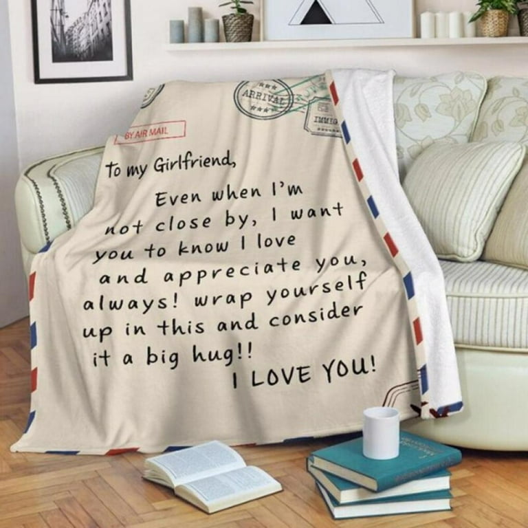 Personalized blanket for girlfriend sale