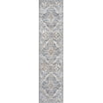 thumbnail image 3 of JONATHAN Y WASHABLE 2 x 8 Runner Rug, Shaemus Bohemian Medallion - Cream/Blue/Terra, WSH320C-28, 3 of 9