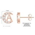thumbnail image 2 of TINGN Initial Earrings for Women S925 Sterling Silver Post Earrings for Women, 2 of 5