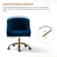 thumbnail image 3 of Lydia Manager's Chair with Swivel, Navy, 3 of 8