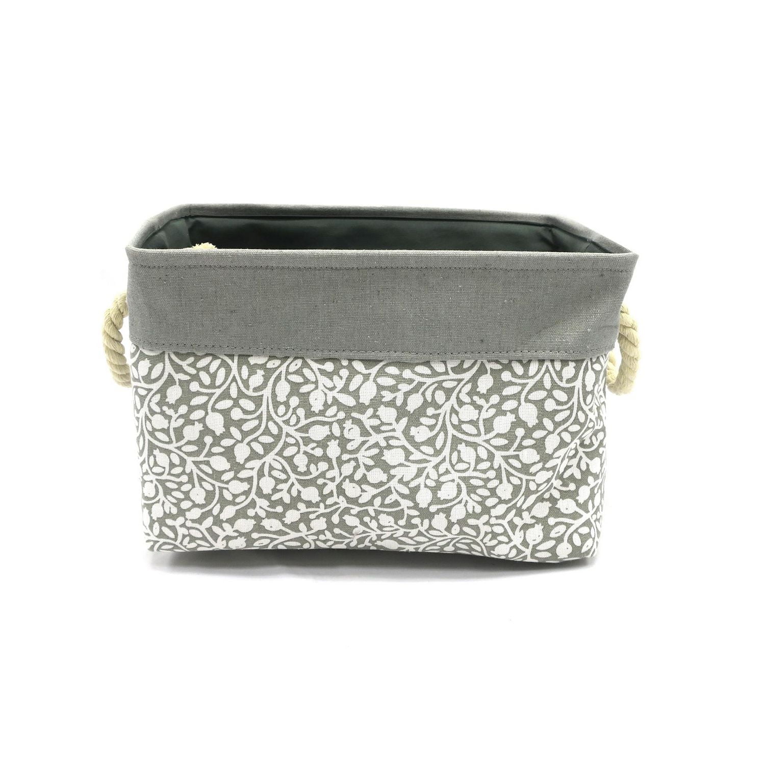 hometrends Printed Fabric Basket Small, 1 Piece