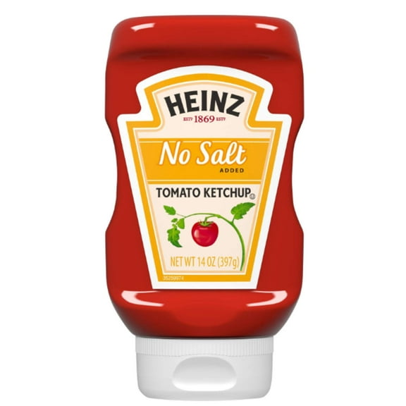 Heinz Ketchup No Salt - 14 Ounce - 2 Pack