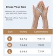 thumbnail image 2 of NURCOM Gants de Compression pour l'Arthrite, Soulagement de la Douleur Rhumatoïde, Gants de Compression pour Femmes et Hommes, Gants de Circulation Sans Doigts Premium pour l'Arthrite et les Douleurs Articulaires, Gonflement, Tendinite, 1 Paire Beige P, 2 of 7