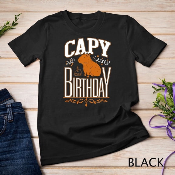 Sam Soft Capy Birthday, Plush, Cappybara, T-Shirt Unisex T-Shirt