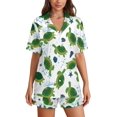 thumbnail image 1 of Sdmnsg-T Tropical Summer Surfboard Women Pajama Set Short Sleeve Comfy Pjs Sets 2 Piece Lounge Set, 1 of 8